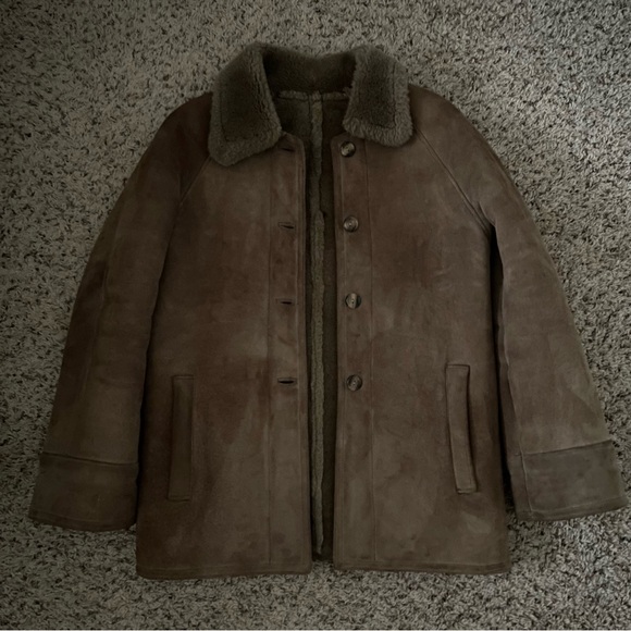 Aviator style faux fur jacket - Picture 1 of 5